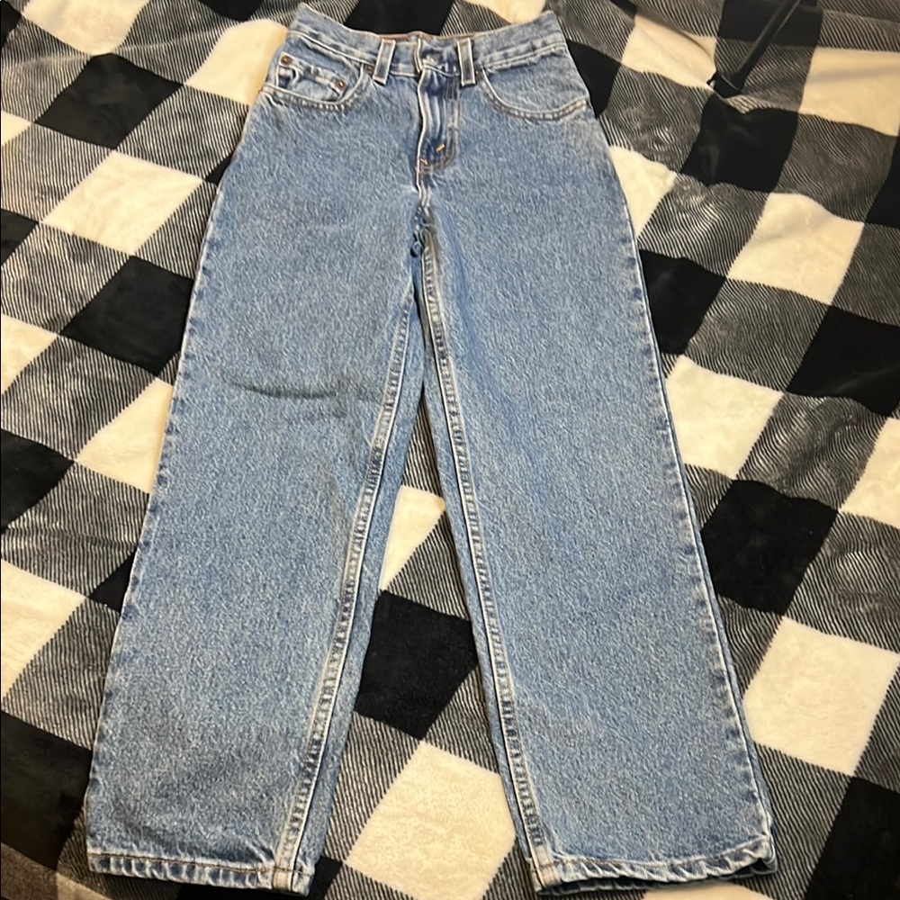 Levi’s 550 Relaxed Slim Fit Vintage 1999 Classic Blue Denim Jeans Size 10